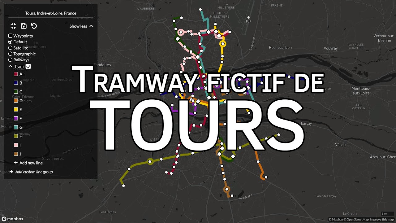 Le futur réseau de tramway de Tours | Métro Dreamin'