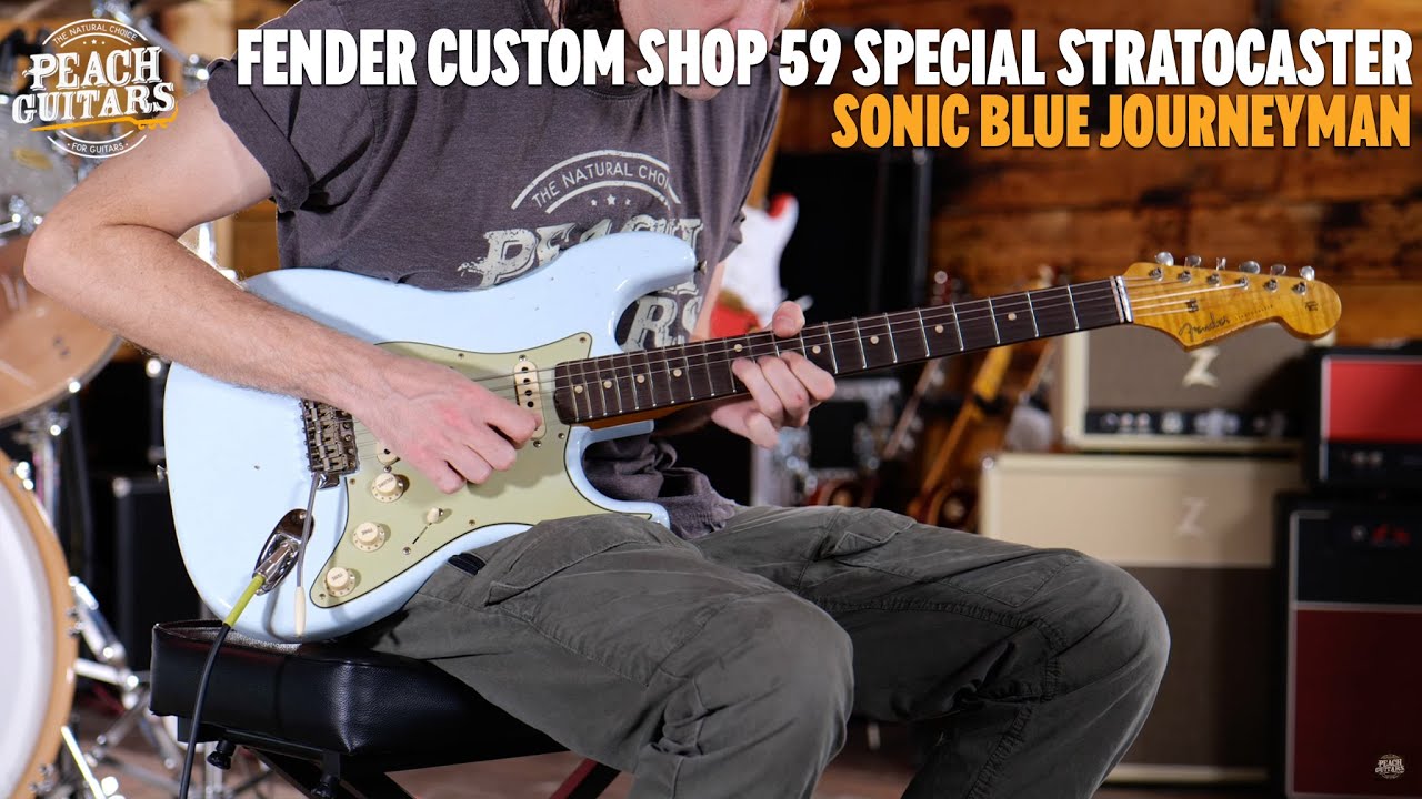 No Talking...Just Tones | Fender Custom Shop LTD 59 Special Stratocaster Journeyman Sonic Blue