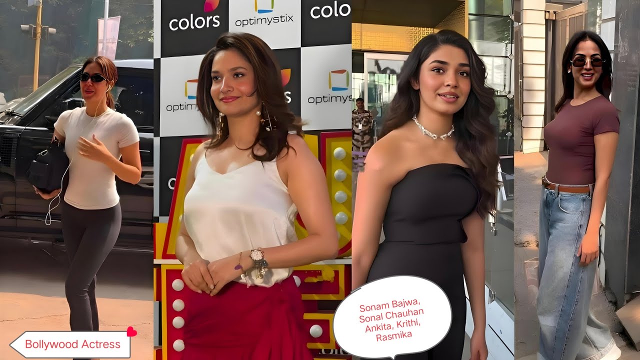 Bollywood Actresses Sonal Chauhan, Sonam Bajwa, Ankita Lokhande, Rashmika Mandanna Viral Video 🔥 
