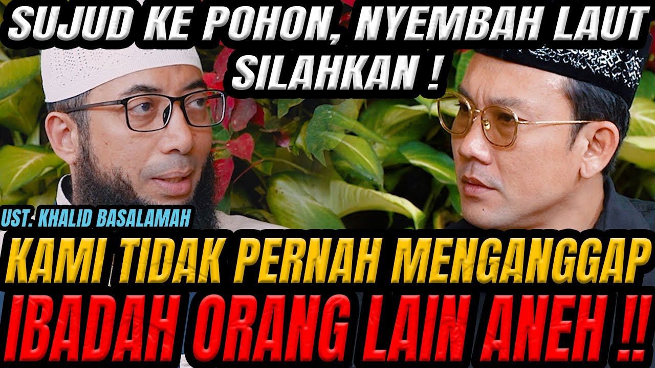 BAGAIMANA WUJUD ASLI &  BUKTI TUHAN ITU ADA ⁉I NI JAWABANNYA... (UST.KHALID BASALAMAH)-Curhat Bang