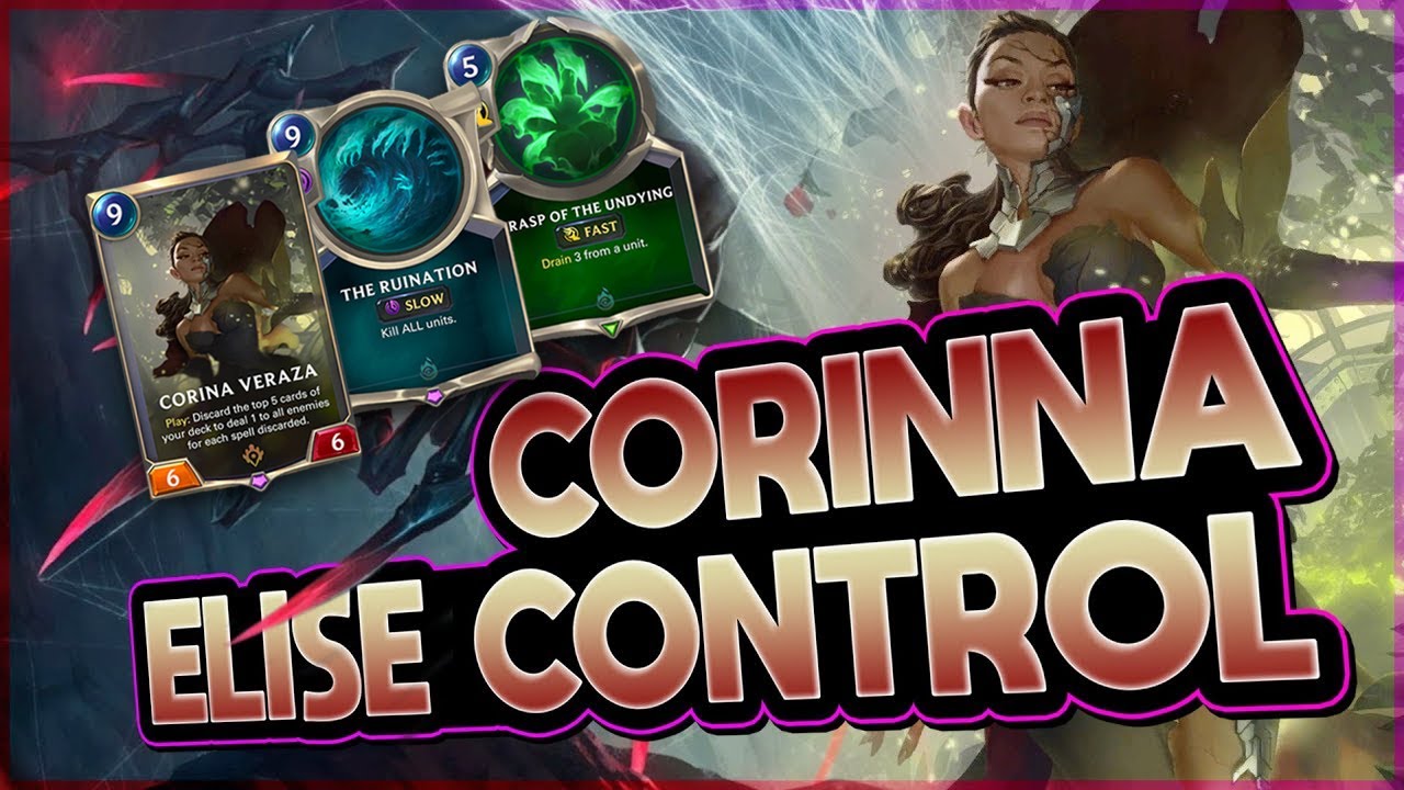 Corina Control IS ACTUALLY INSANE - Definitely Give This Deck A Try | Legends of Runeterra