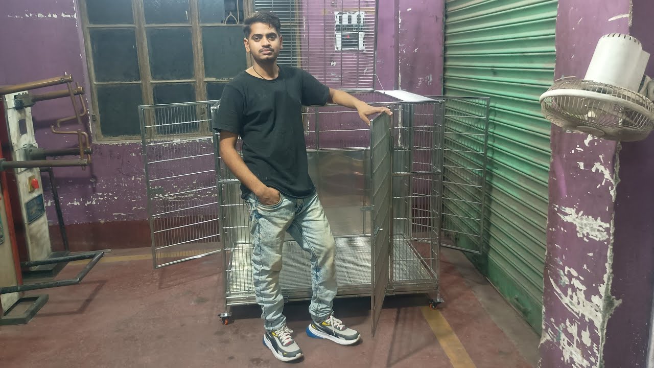 Steel folding Dog cage manufacturing in india 