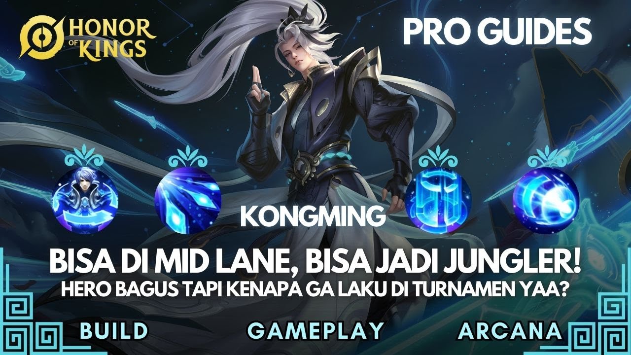 KONGMING! HERO BAGUS TAPI KURANG DISOROT! BURST DAMAGENYA GEDE BANGET! | Honor of Kings Indonesia