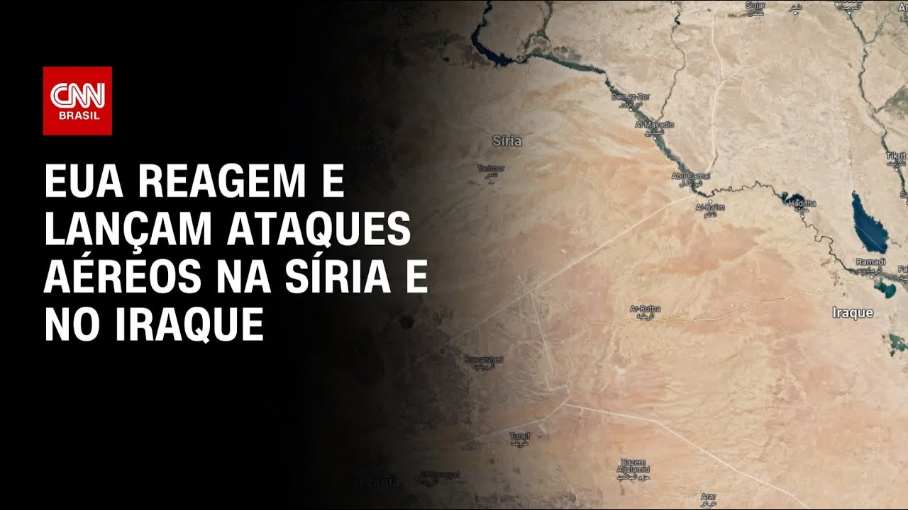 EUA reagem e lançam ataques aéreos na Síria e no Iraque | CNN PRIME TIME