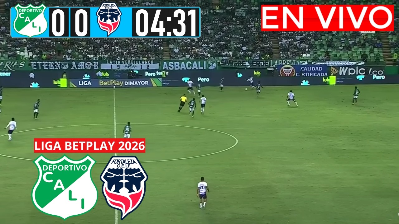 CALI VS FORTALEZA En Vivo Hoy 🔴 FECHA 9 LIGA BETPLAY Partido en vivo