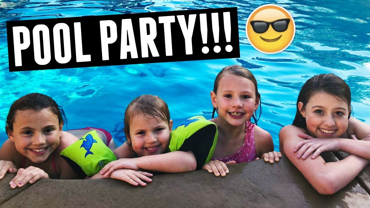 GYMNASTICS AND A FUN POOL PARTY! FAMILY VLOG