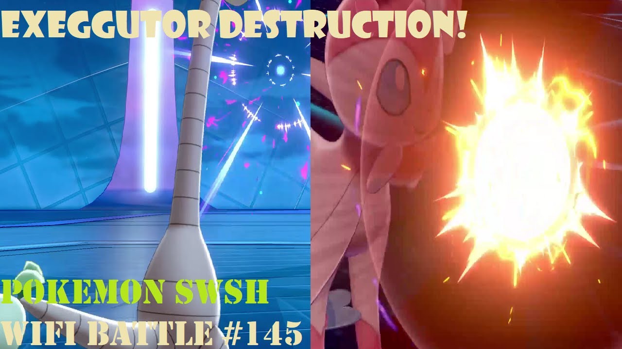 CHOICE SPECS Alolan Exeggutor Drops A Draco! (Pok&eacute;mon SwSh Wi-Fi Battle #145)