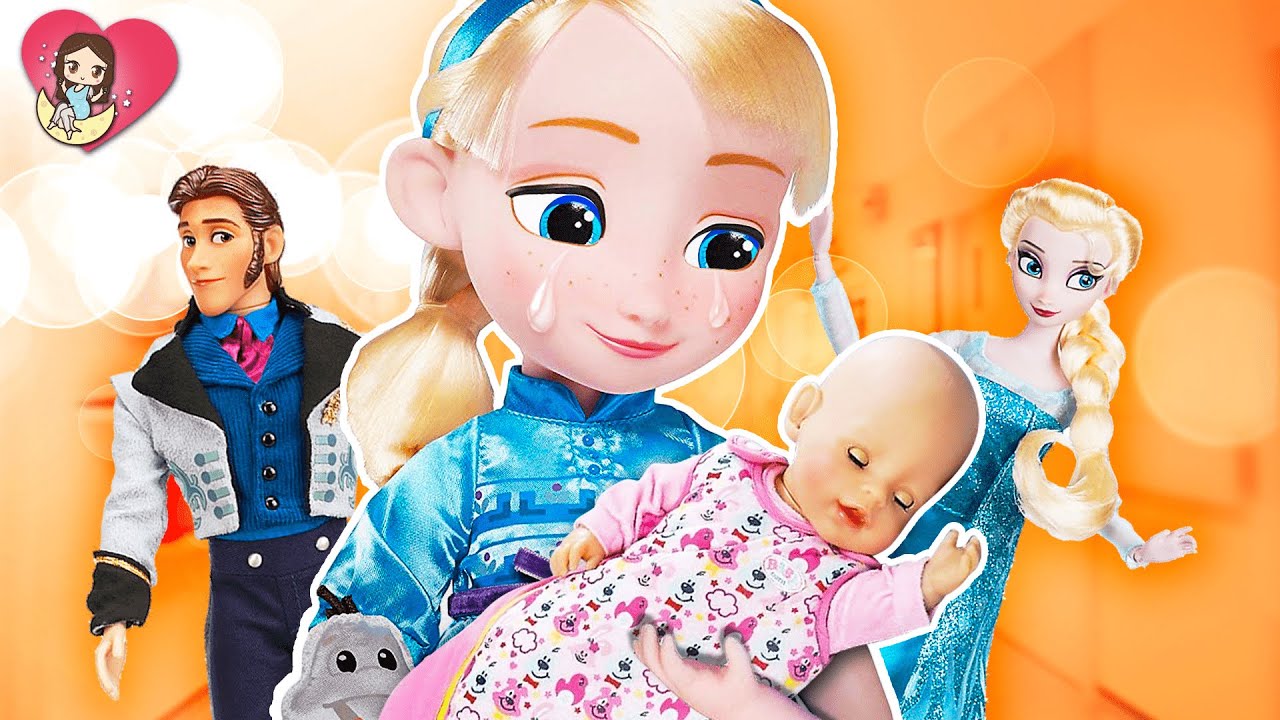 👶¡Elsa Junior Conoce A Su Nuevo Hermanito! - Princesas de Disney