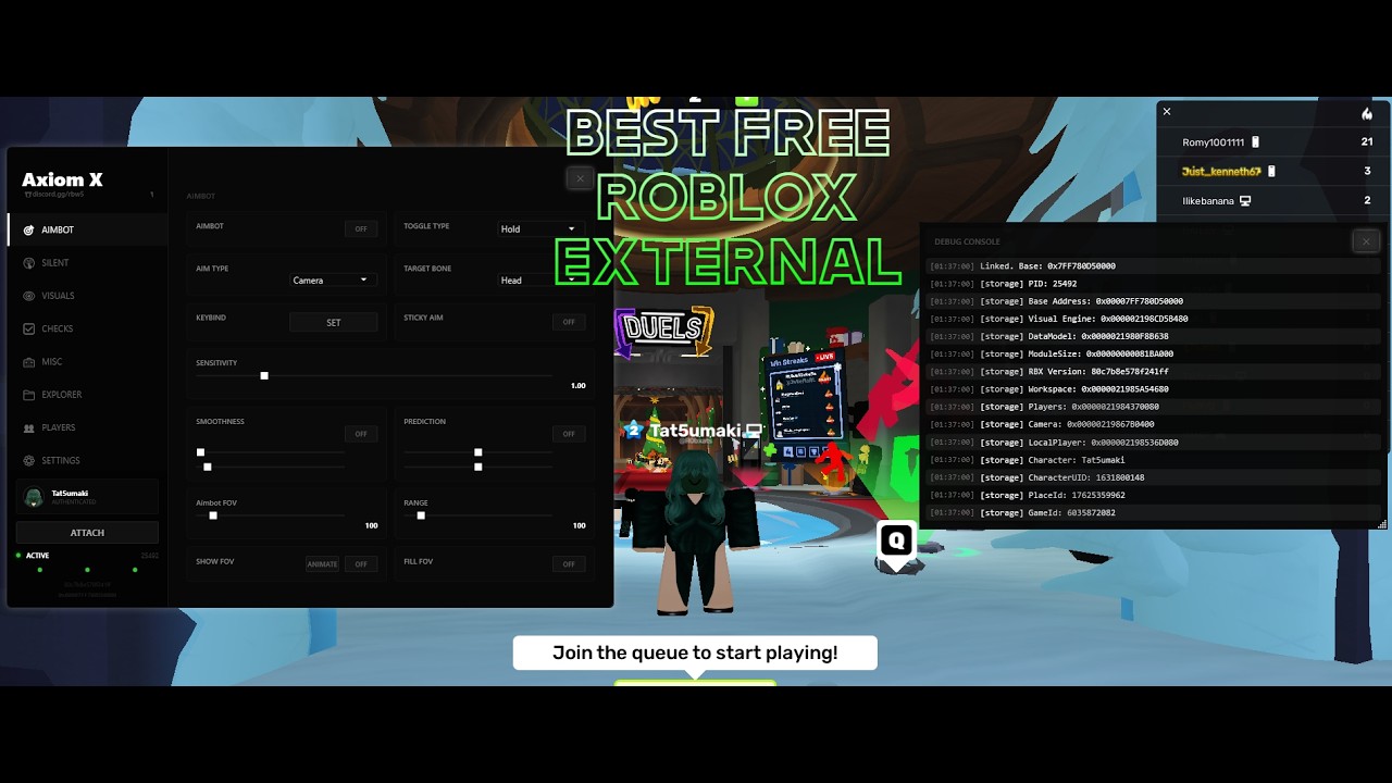 Best Free Roblox External | Silent Aim, Desync, Aimbot & ESP