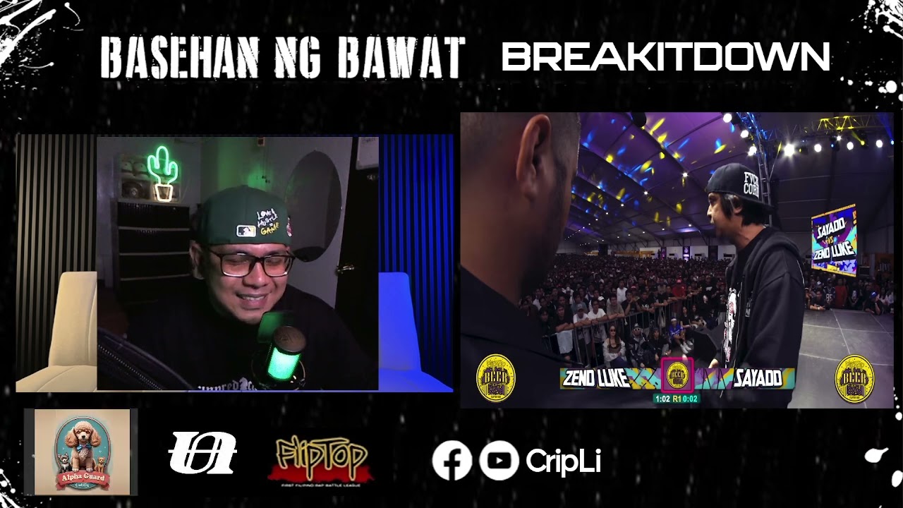 ZENDLUKE VS SAYADD (na nakainuman ko) - BASEHAN NG BAWAT BREAKITDOWN