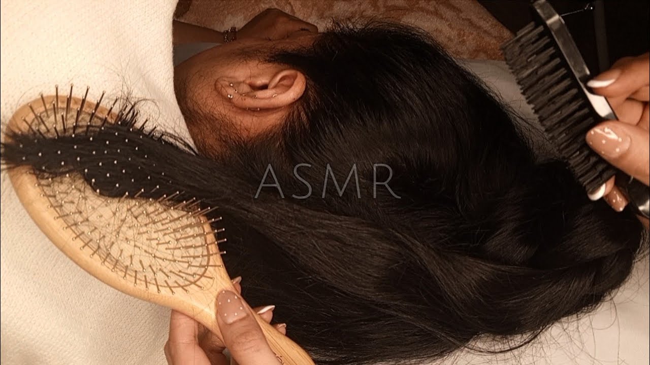 Te Peino + Tratamiento para Dormir ASMR Relajante 🎀✨