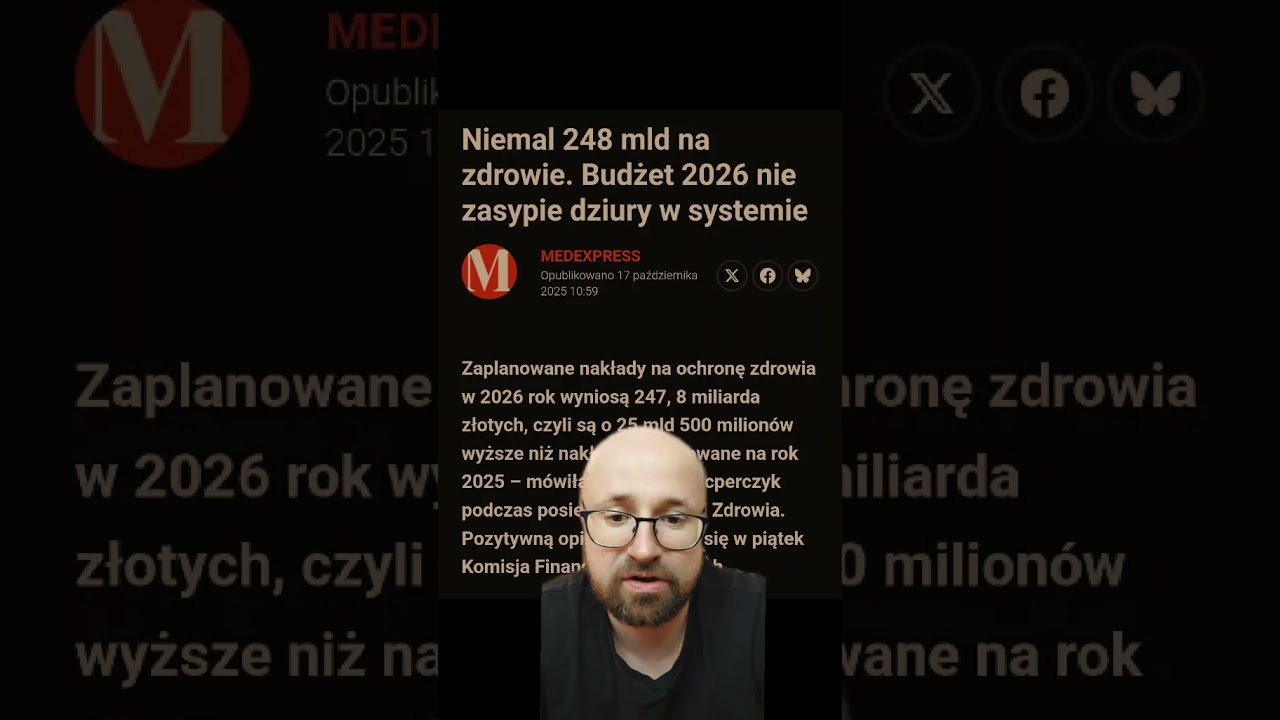 SAFE to pryszcz, wydatki na NFZ to jest coś