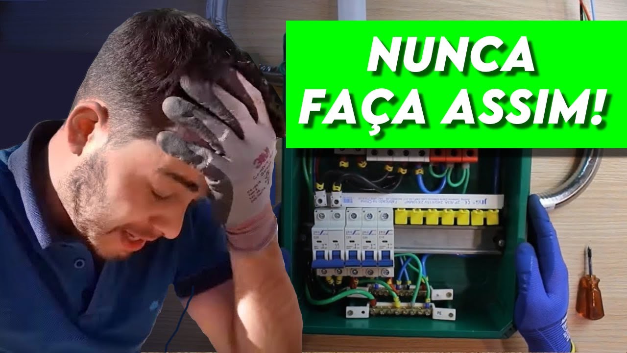 Apenas METADE da CASA estava FUNCIONANDO. Você precisa ver esse Quadro de Distribuição