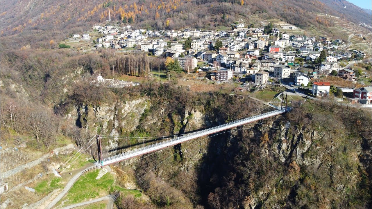 PASSERELLA SULLE CASSANDRE DEL MALLERO SONDRIO - COSA VEDERE IN LOMBARDIA -