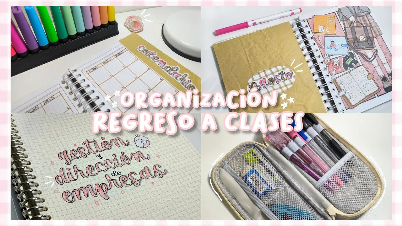 ORGANIZACIÓN PARA LA UNIVERSIDAD 🍓✨ bullet journal, cuadernos, calendario | Moonberry Diaries