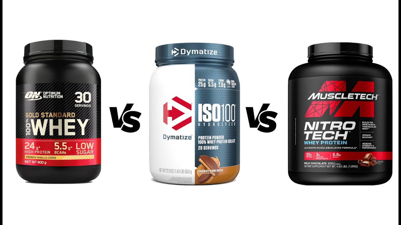 Optimum vs Dymatize vs MuscleTech #wheyprotein  #bestwheyprotein #supplements #wheyproteinreview