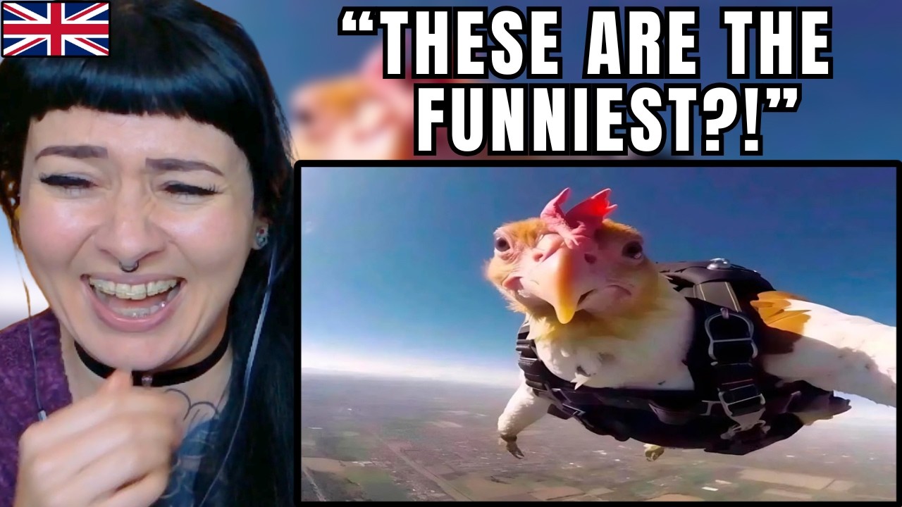 British Girl Watches the Funniest Animal Videos Ever… I LOST IT