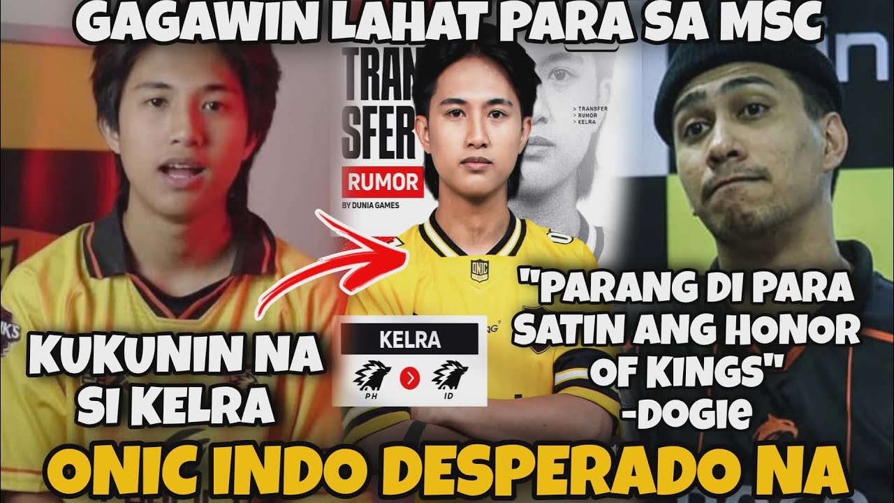 KELRA TO ONIC INDO! INDO DESPERADO NA! DOGIE STRESS NA SA HOK!