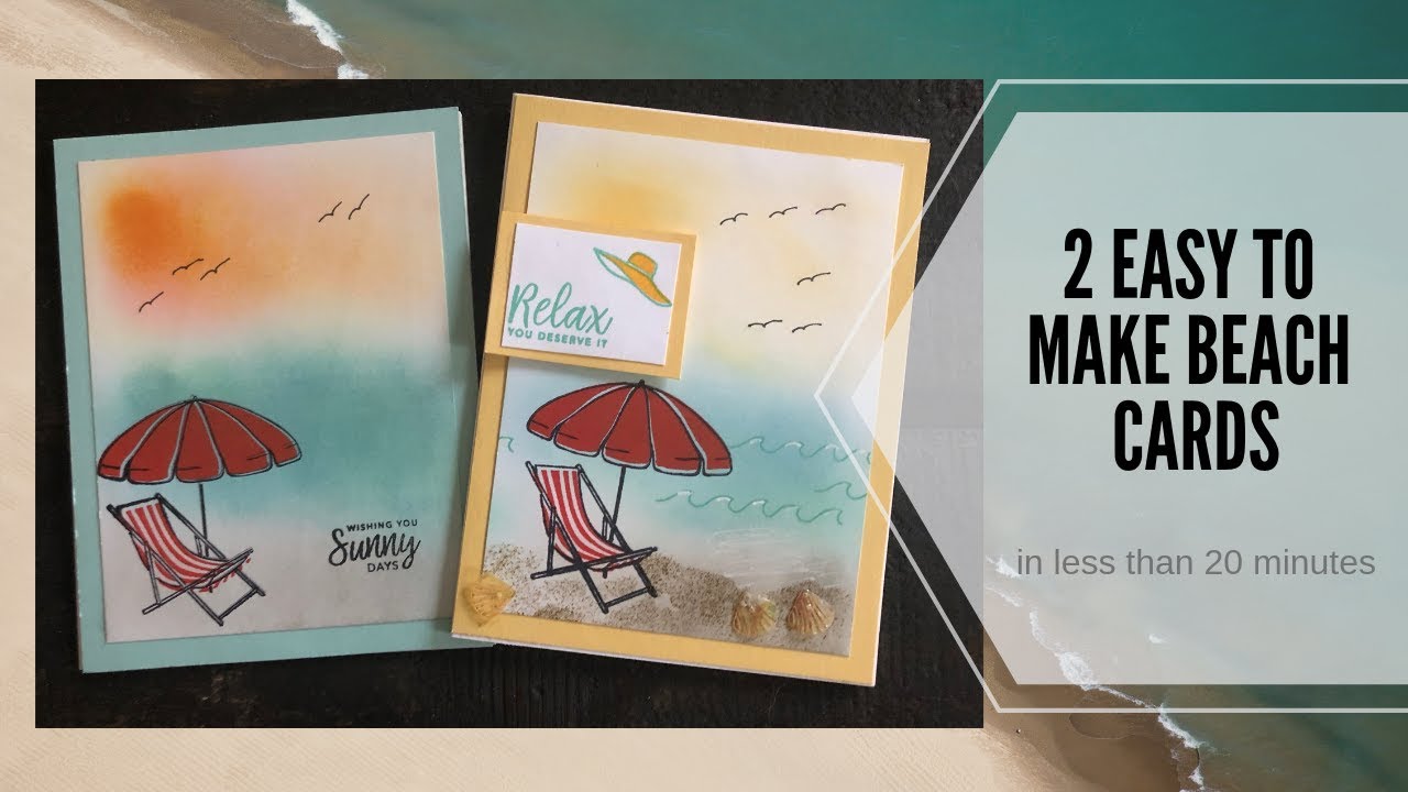 Easy To Make Beach Card