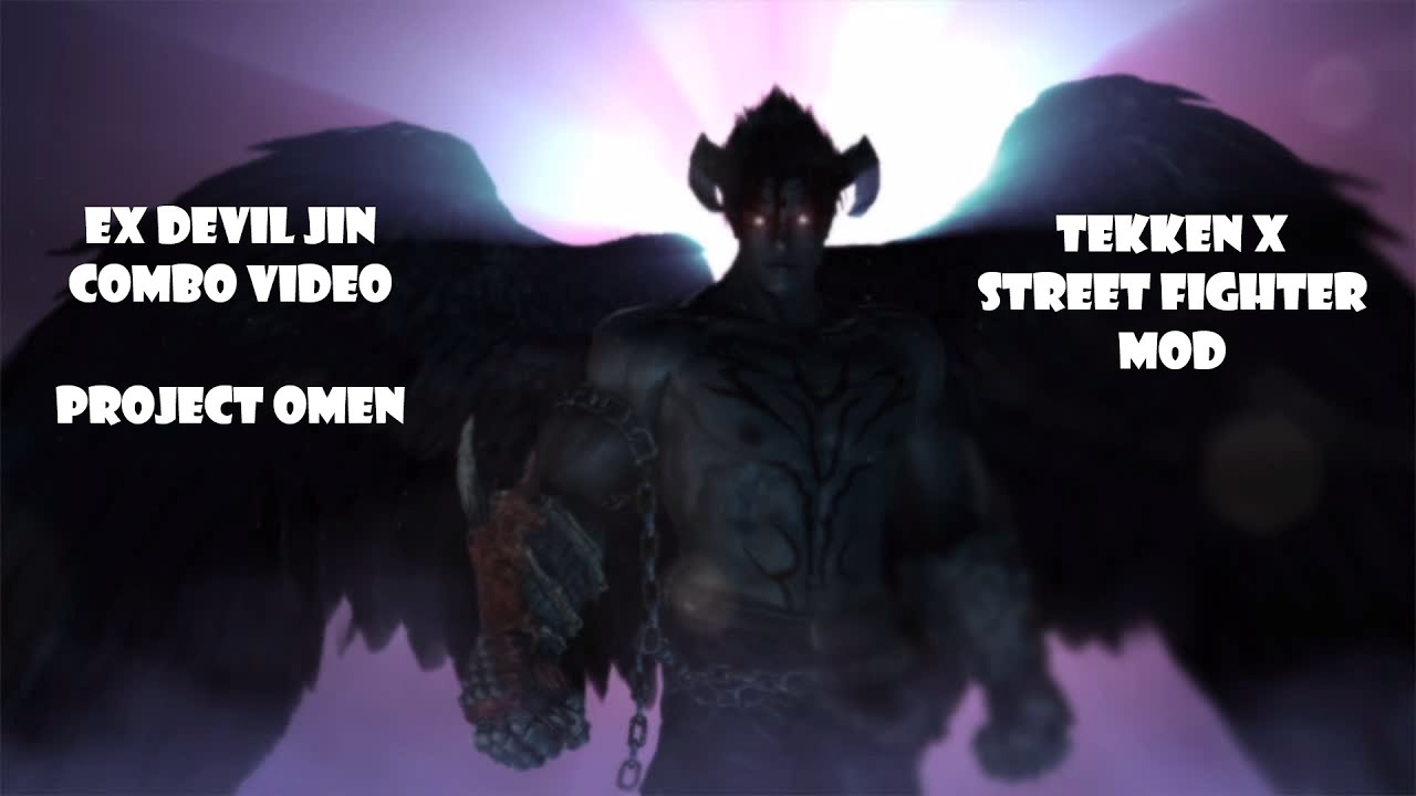 Tekken 7 - EX Devil Jin combo video | Tekken X Street Fighter Concept Mod w/ V-Trigger
