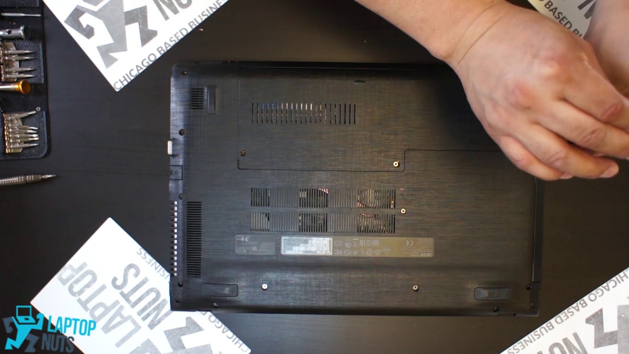 Laptop Acer E5 575 Disassembly Take Apart. Drive, Mobo, CPU & other parts Removal