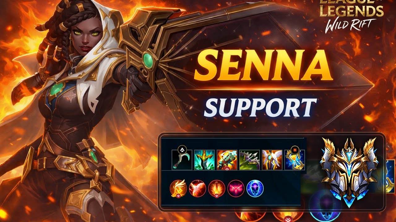 Senna support full lethality build on Wild Rift