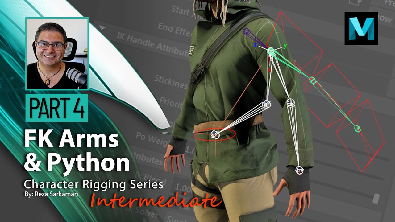 Промежуточный такелаж: 04 FK Arms с использованием Python