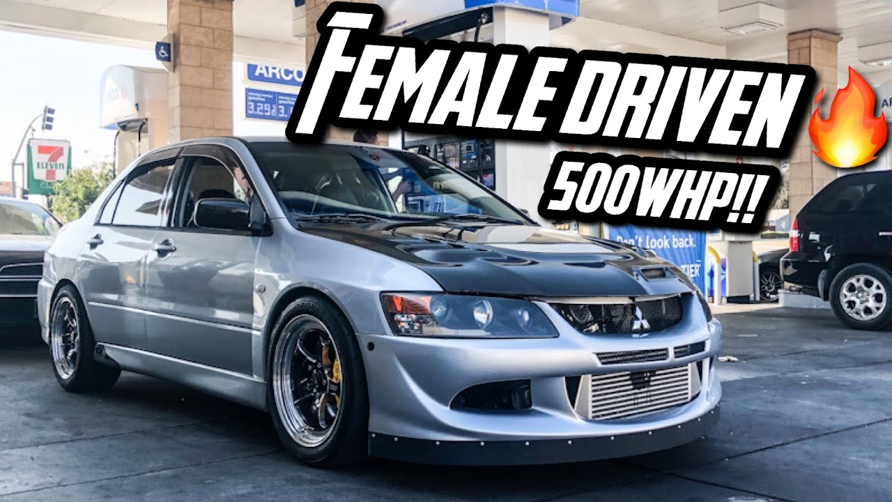 MY REACTION TO A 500WHP FEMALE OWNED EVO 8!!