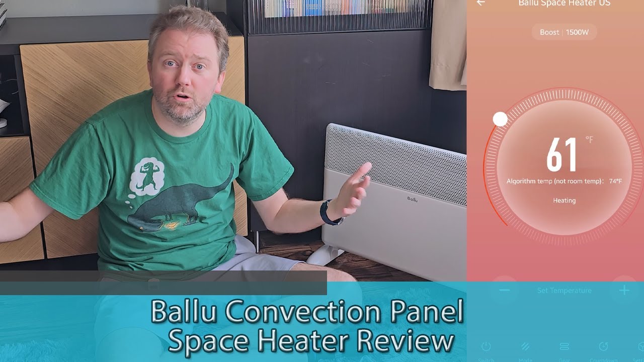 STAY WARM THIS WINTER - Ballu Convection Panel Space Heater Review