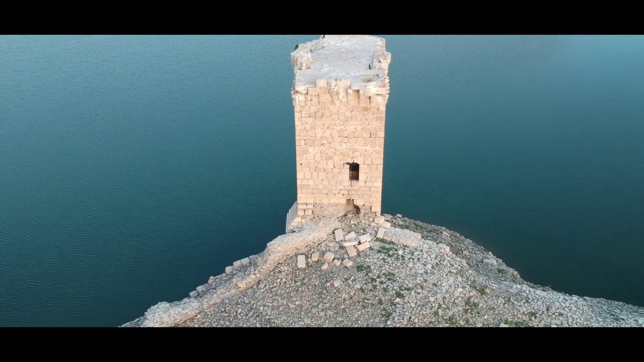 Torre de Floripes, Puentes, y dem&aacute;s infraestructuras al descubierto en el Tajo.