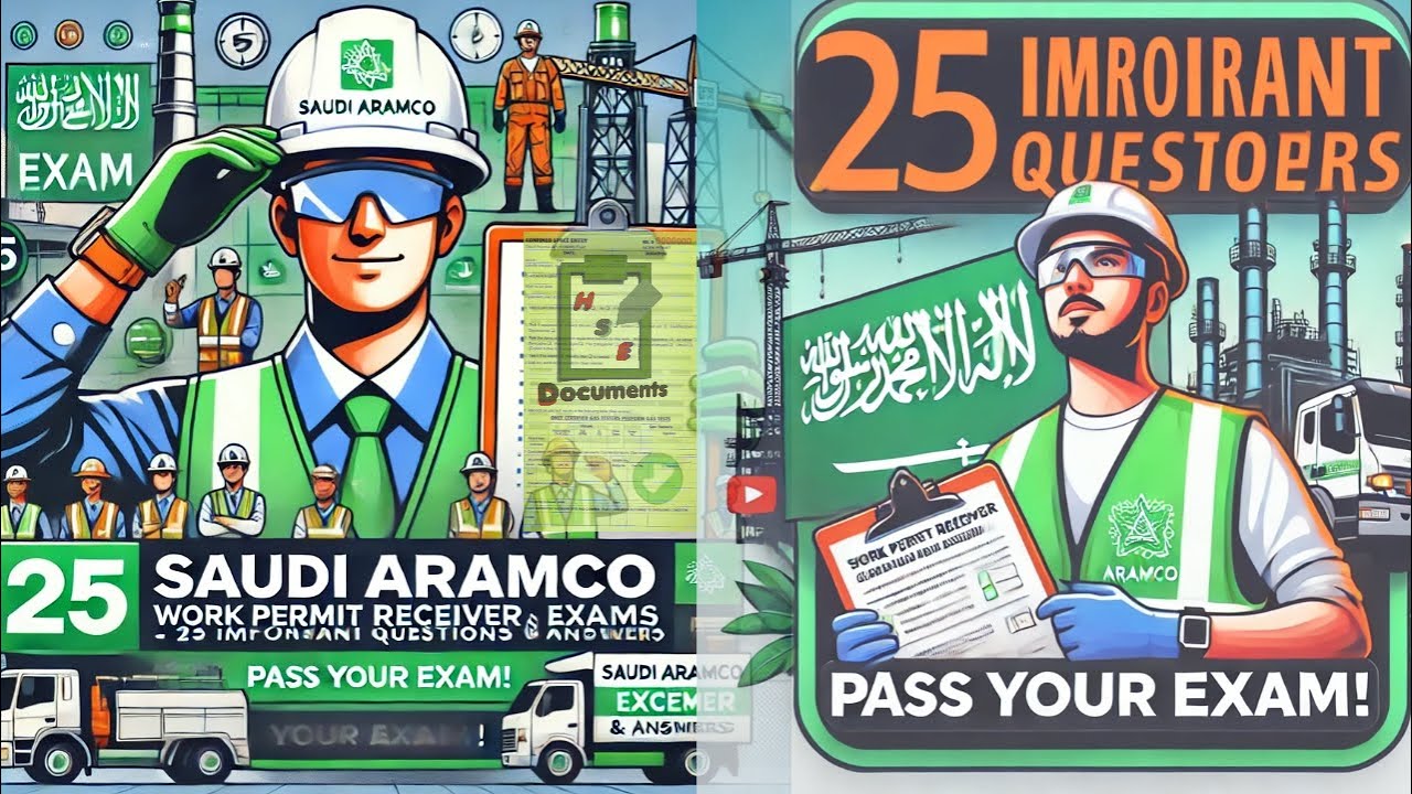 Saudi Aramco Work Permit Receiver Exam | 25 Important Questions & Answers