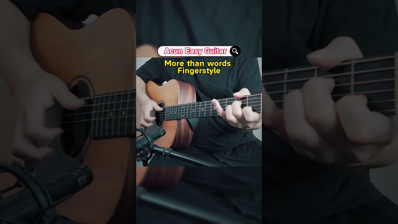 More than words - Extreme | Fingerstyle Guitar | Cover by Acun