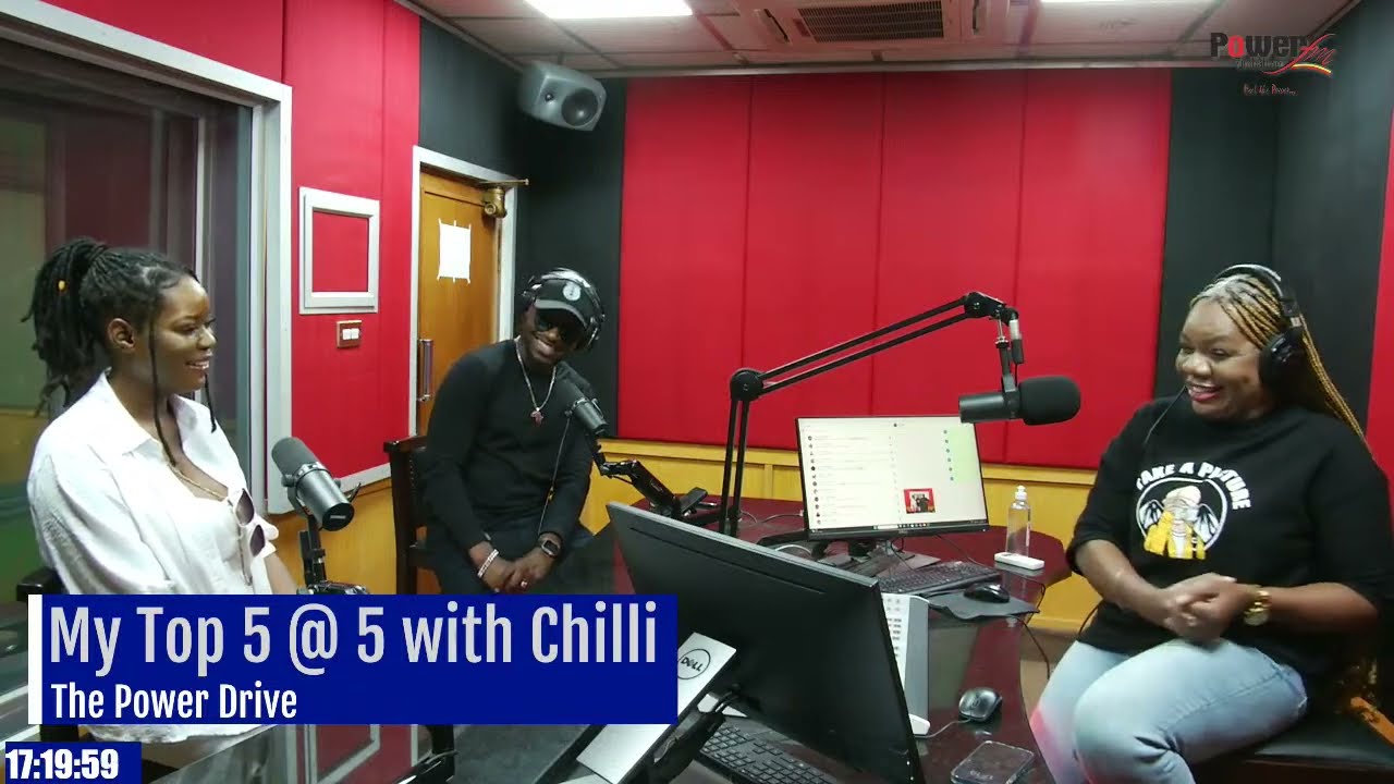 Top Five @ 5 with Chilli - Live Interview with Pah Chihera and Good Child!