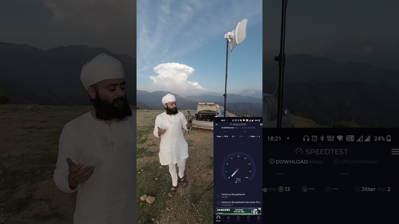 UISP airMAX Rocket Prism 5AC Radio Testing With LBE 5AC 15 by Air - #ubiquiti #ubiquitinetworks