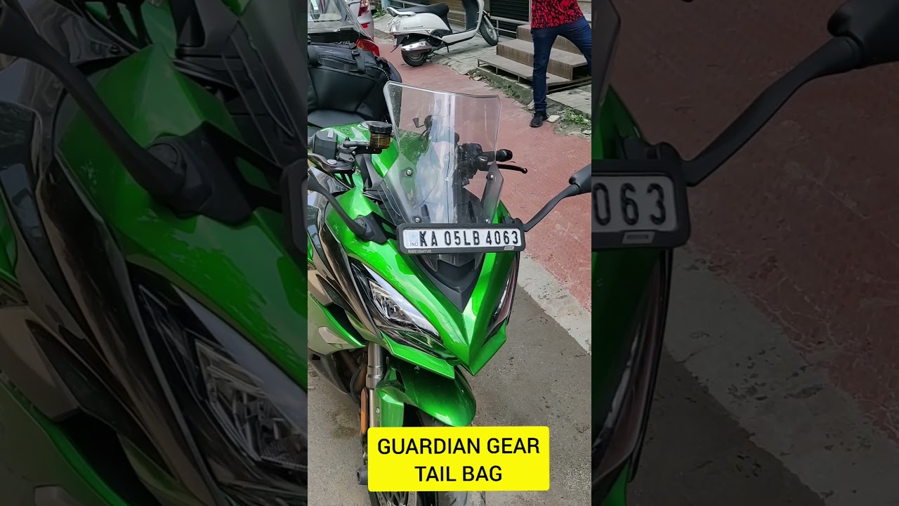 Guardian Gear Tail Bag on Kawasaki Ninja 1000