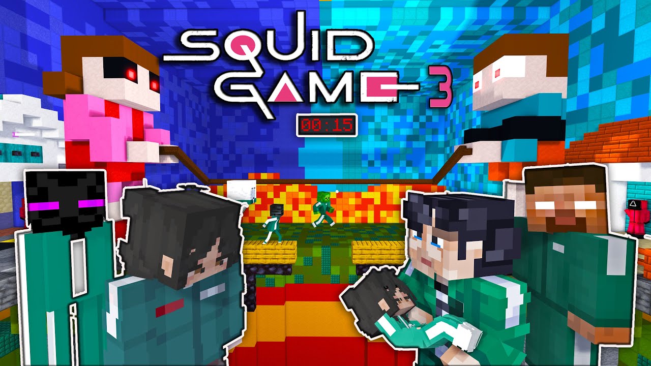 MOB SCHOOL: Squid Game Season 3 Minecraft Animation Remake - Creveney Animation