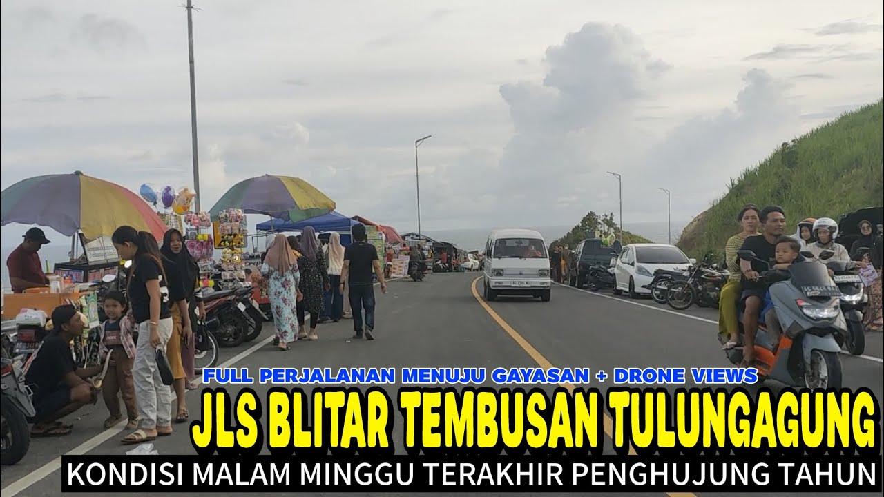 JLS BLITAR tembusan Tulungagung Full Perjalanan Menuju Titik Viral Top Gayasan + Drone Views Part.1