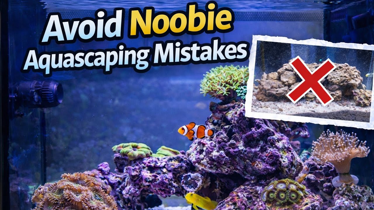 Plan Your Reef Aquarium Aquascape or Regret It! #fishkeepinghobby #saltwateraquarium