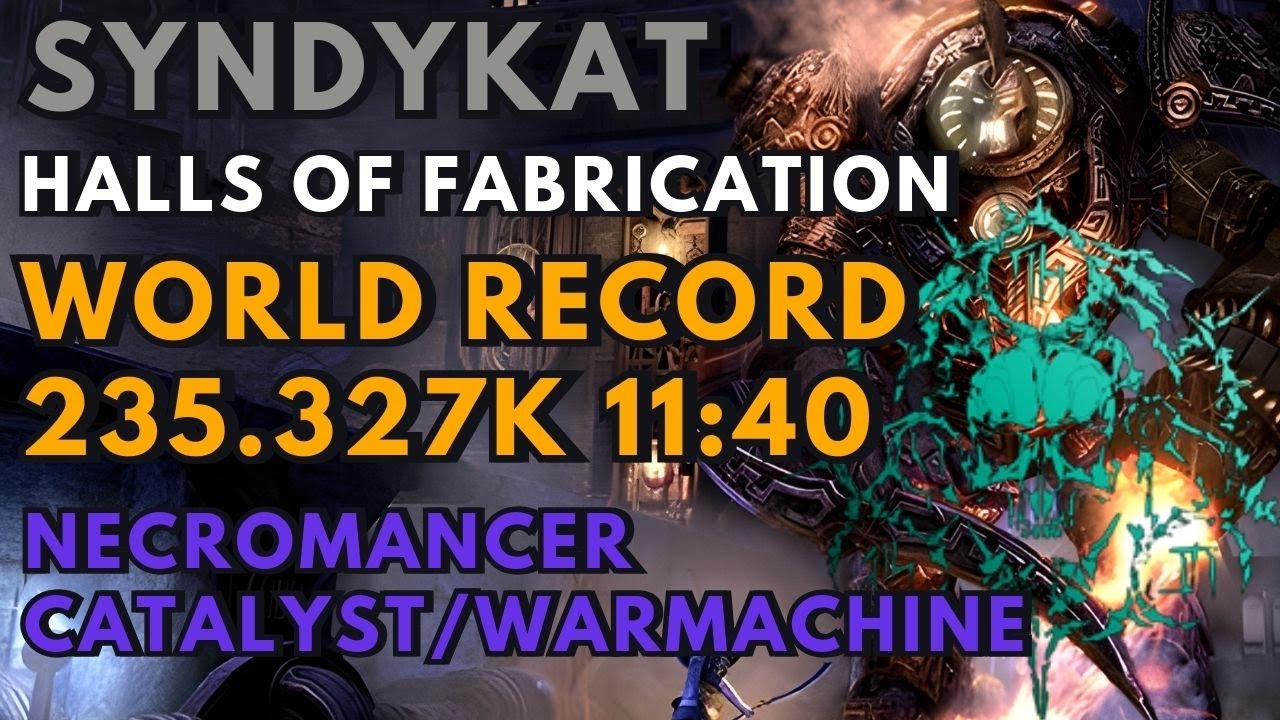 🤖 11 minutes vHoF / EC Necromancer「11:40 / 235,327」ESO U40