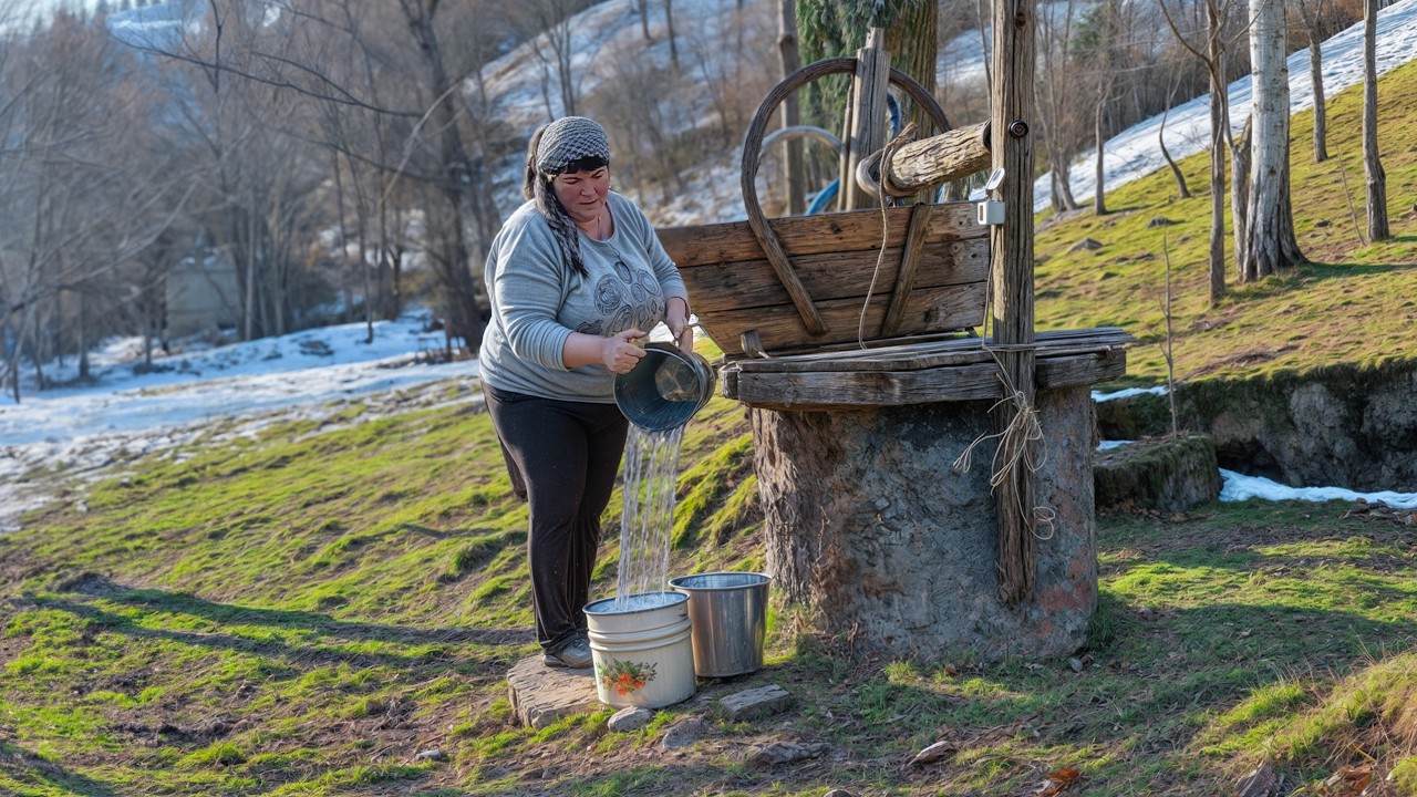 2-Hour Ukrainian Village Life Compilation: Horses, Water, Weaving and Cooking