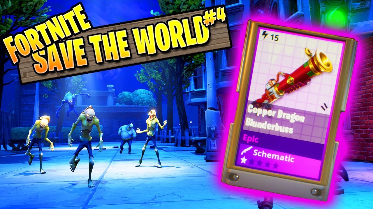 Fortnite Zombies | Save The World Ep 4: My First Epic Gun! (Fortnite PVE Campaign)
