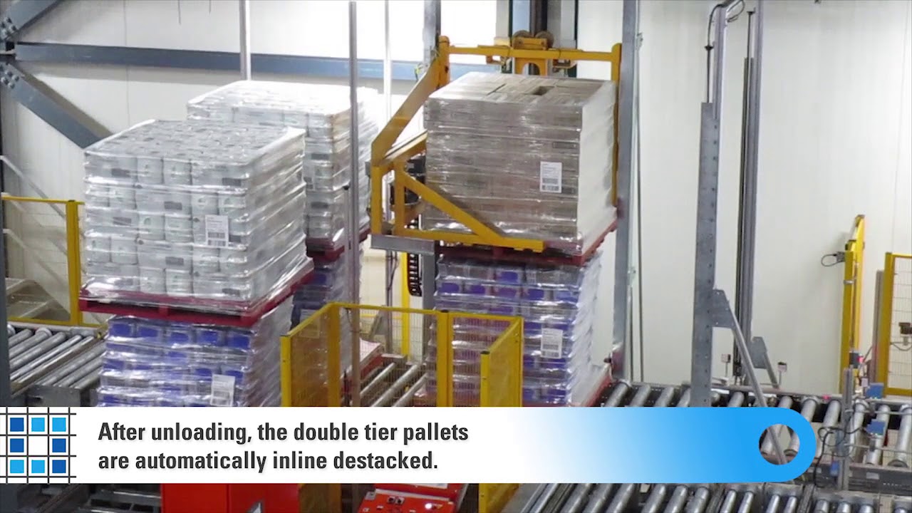 Automatic Loading and Double Destacking NewCold Melbourne
