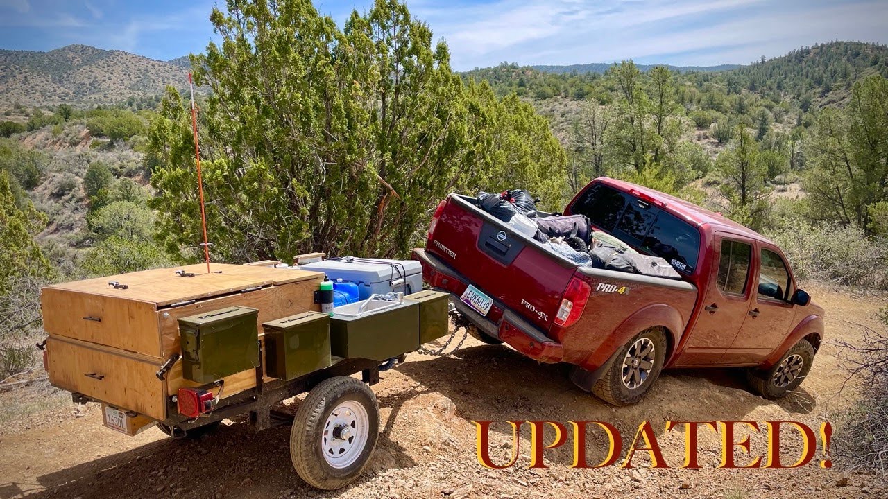 UPDATED! - Homemade Family Camp Kitchen Trailer