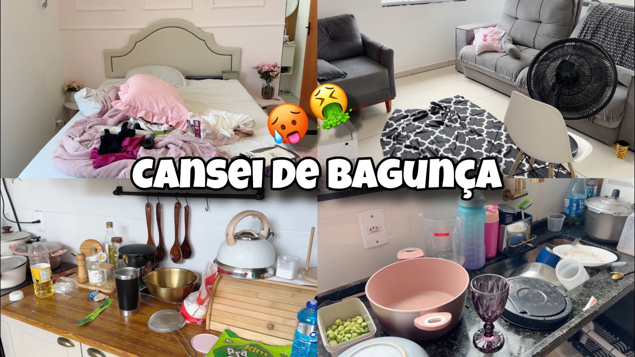 CANSEI 🥵 FAXINA ULTRA PESADONA NA CASA TODA APÓS DIAS SEM LIMPAR | ESTAVA UM NOJOO 🤮🤢🤮