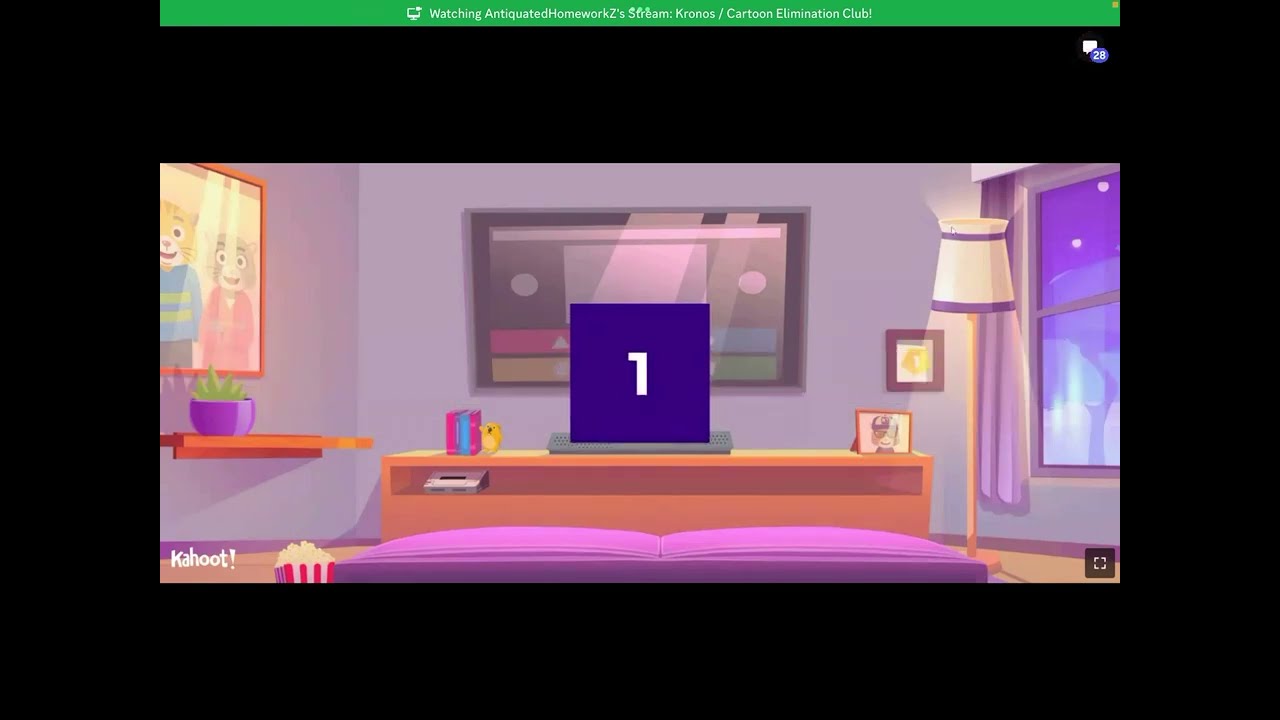 Cartoon Elimination Order Kahoot!