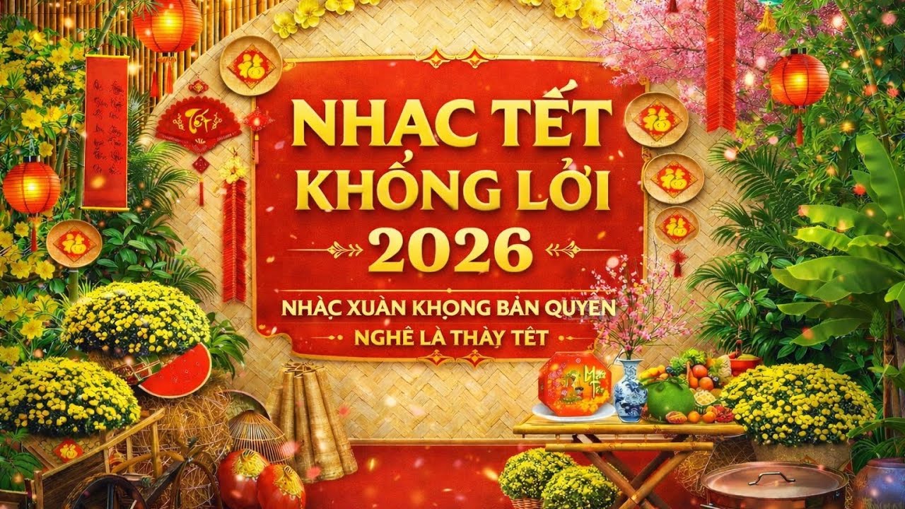  🧧NHẠC  XUÂN KHÔNG LỜI 🌸🌸TẾT AN NHIÊN 2026🌸🌸🌸– Đón Lộc Đầu Năm 🌸🌸🌸🌸( KHÔNG BẢN QUYỀN )