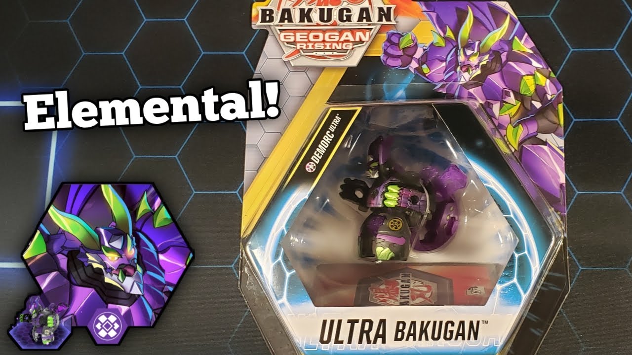 Bakugan Elemental Demorc Ultra Geogan Rising Opening!!