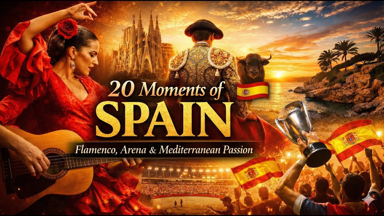 20 Moments of Spain 🇪🇸 | Flamenco, Arena & Mediterranean Passion #extremeracingworld