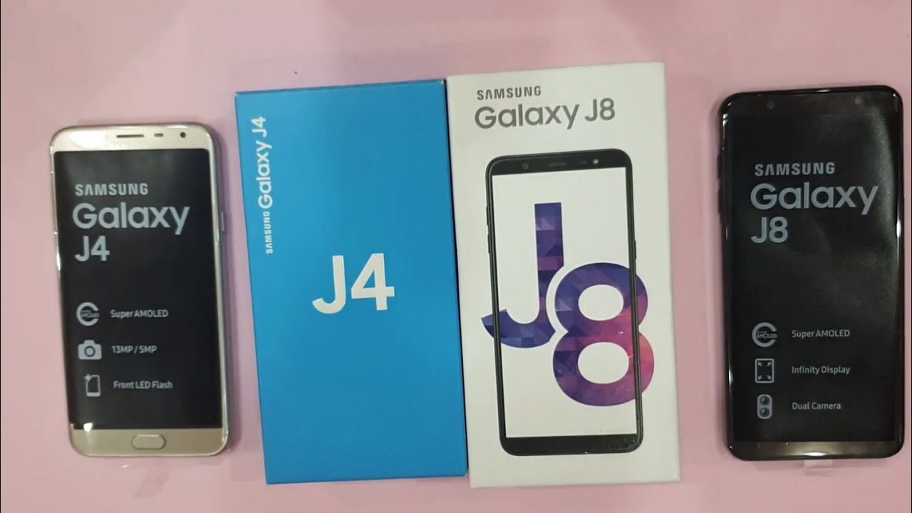 Samsung Galaxy J4 vs Samsung Galaxy J8