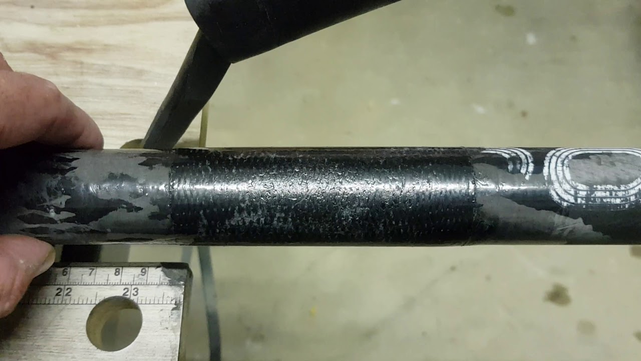 Windsurfing carbon fiber mast repair - completed